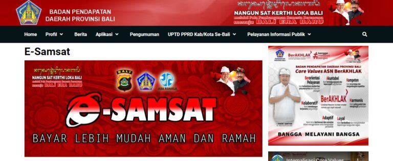 cek pajak kendaraan bermotor bali