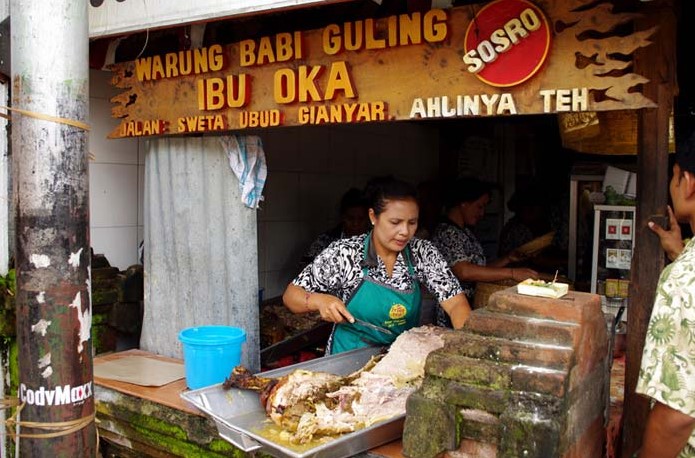 nasi babi guling bu oka