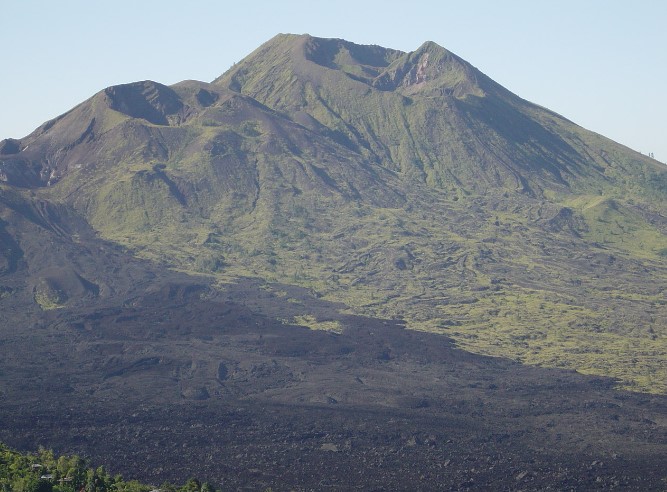 gunung batur berapa mdpl tingginya