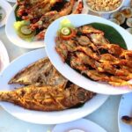 ibu hamil makan seafood