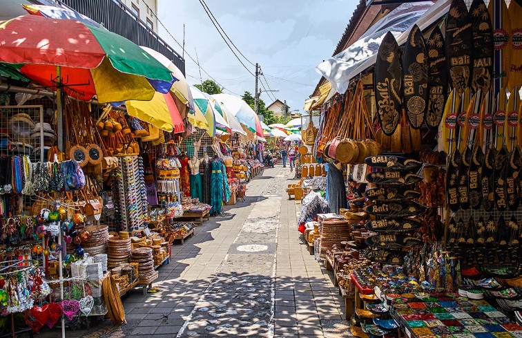 apa nama pasar tradisional di desa bali