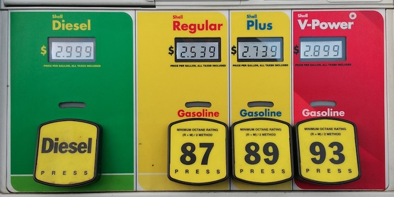 Shell Super Ron Berapa nilai oktannya