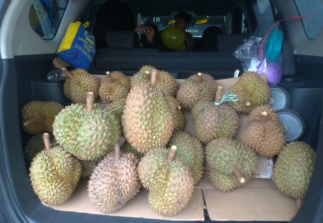 tips cara menghilangkan bau durian di mobil