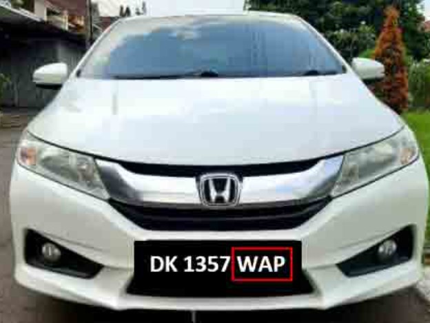 Plat nomor bali