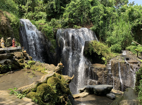 taman beji griya waterfall photos