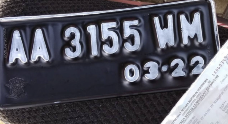 plat nomor aa daerah mana