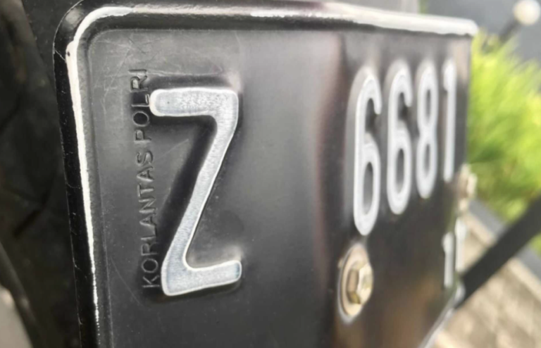 plat nomor z daerah mana