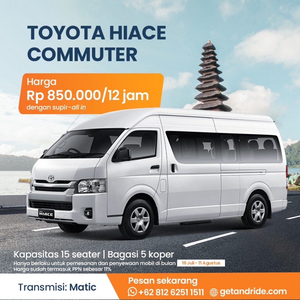harga hiace commuter