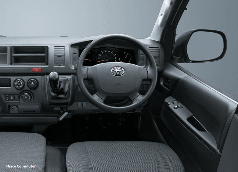 hiace commuter interior