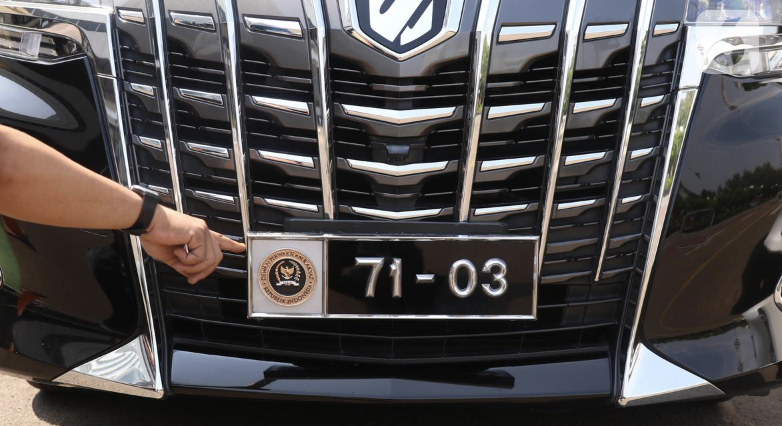 plat nomor menteri