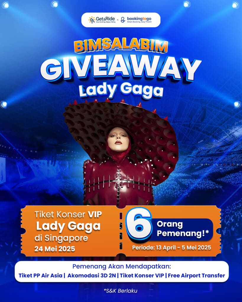 Giveaway tiket konser lady gaga