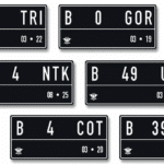 Kode Plat Nomor Belakang Kendaraan
