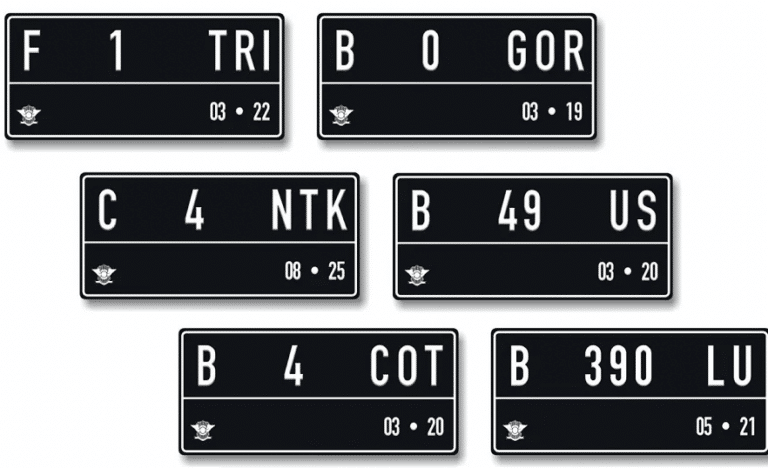 Kode Plat Nomor Belakang Kendaraan