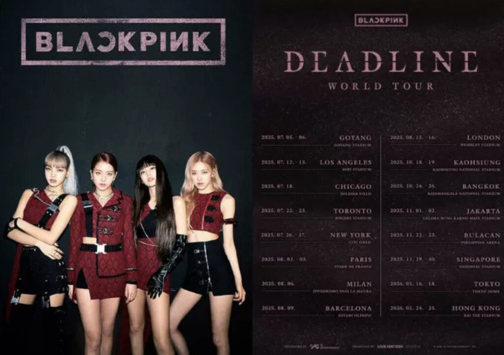 blacpink deadline world tour 2025
