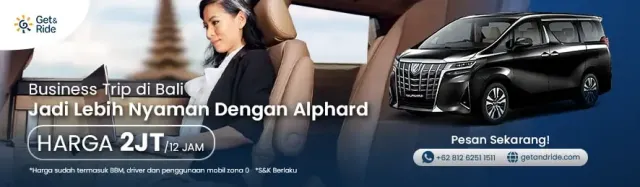 rental alphard bali get&ride