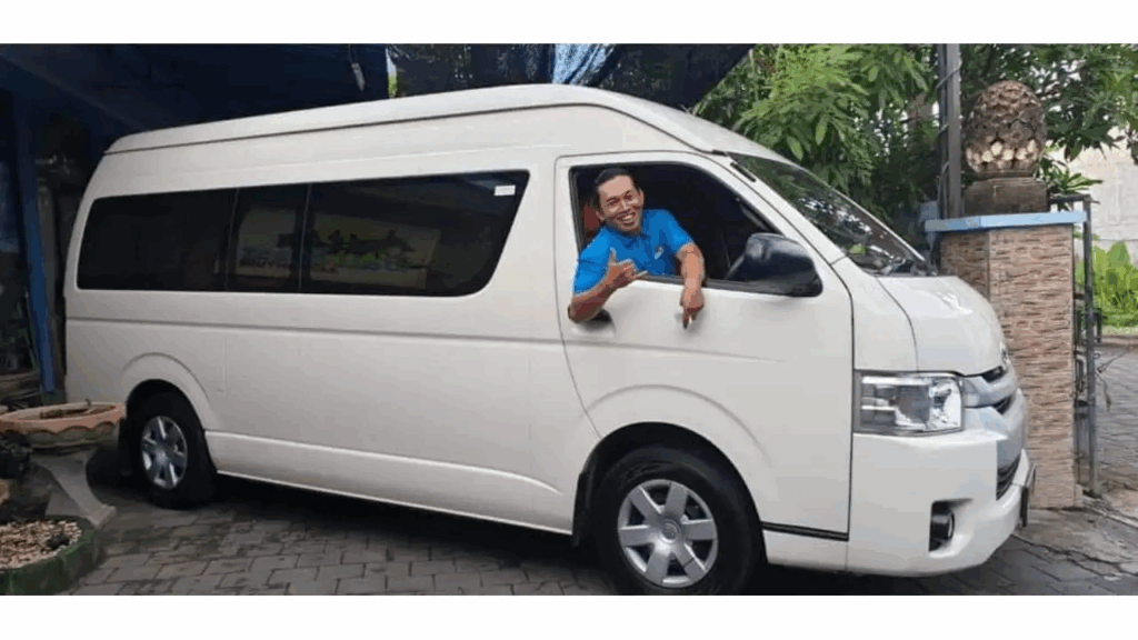 sewa hiace bali dengan supir