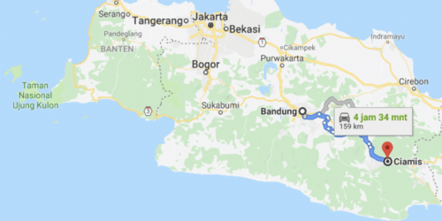 Jakarta bandung berapa kilo