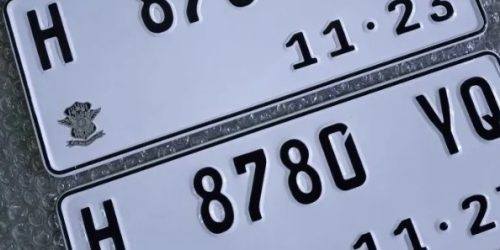 plat nomor putih artinya