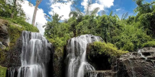 taman beji griya waterfall foto