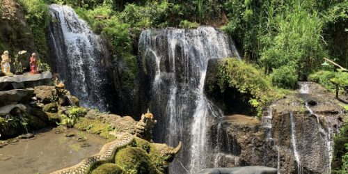 taman beji griya waterfall photos